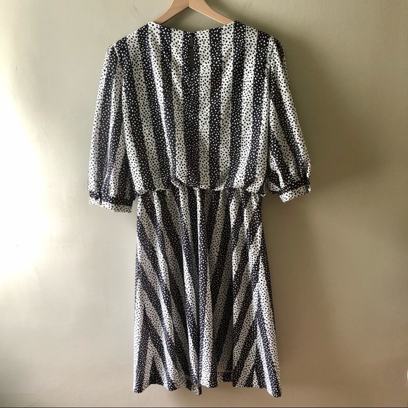 VINTAGE Striped Sailor Midi Dress - Picture 2 of 4